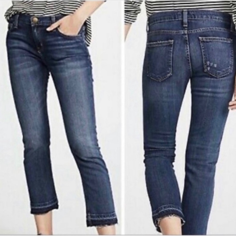 Current/Elliott Mid Rise Straight Jean